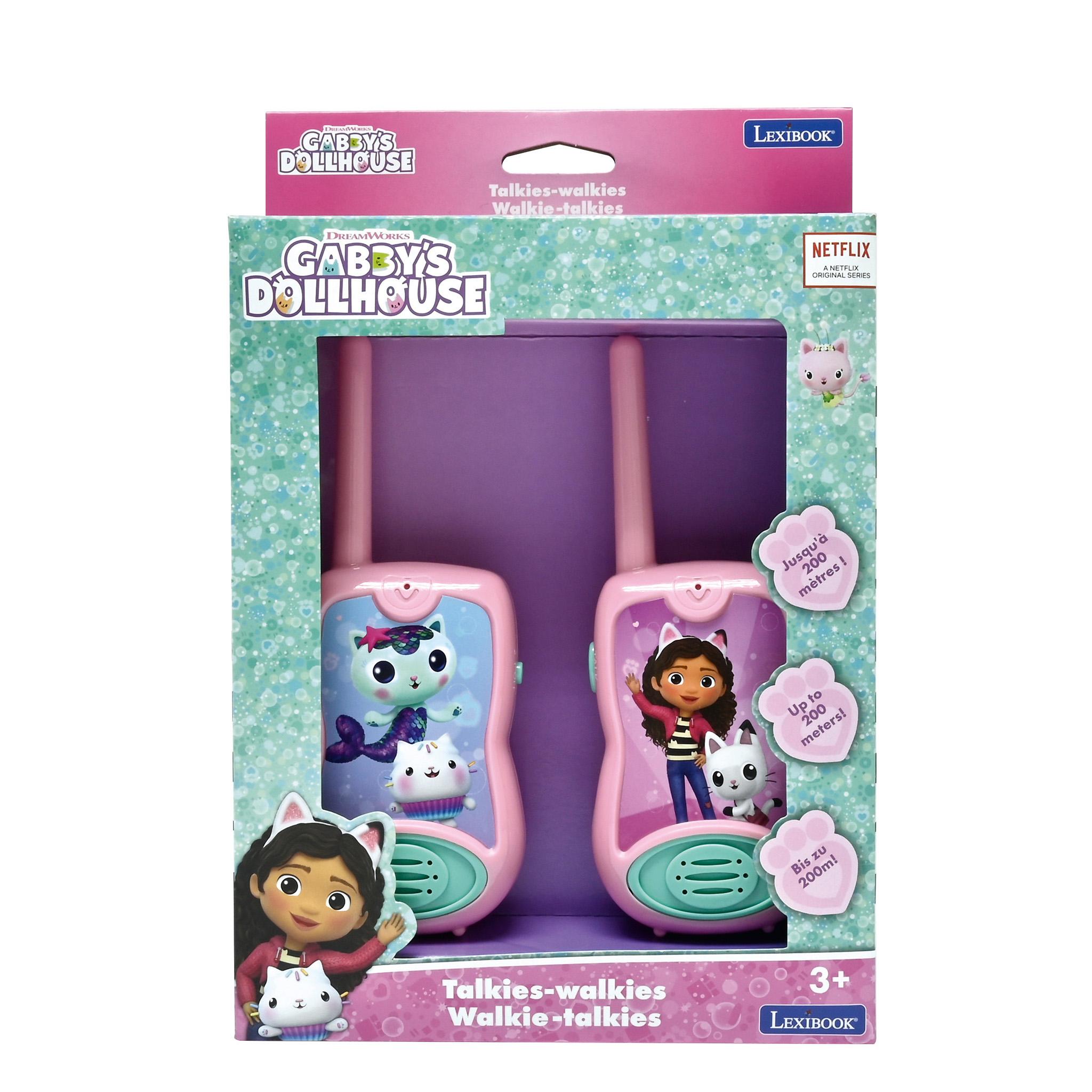 Gabby's Dollhouse Walkie Talkies – range up to 200